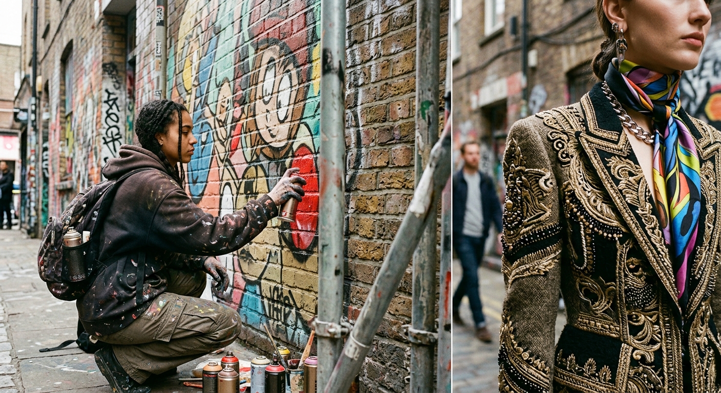 Graffiti til haute couture: Streetwear møder høj kunst