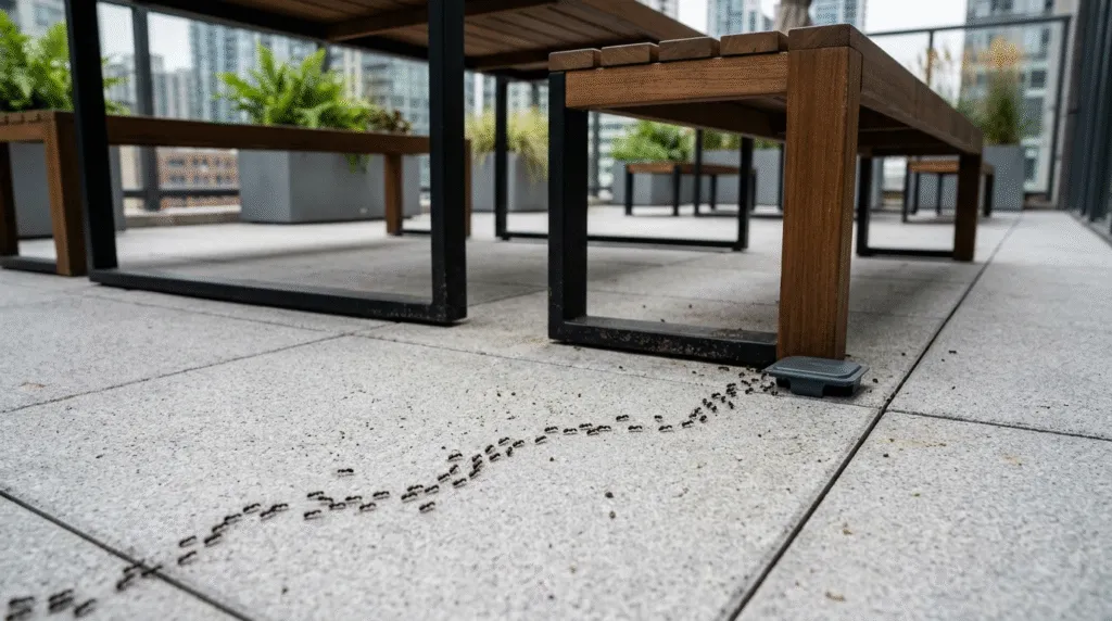 Myrer i fugerne ødelægger dit udendørs setup – sådan beskytter du fliser og terrasse