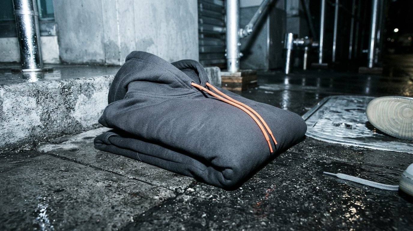 Illustration til guiden: Vask og opbevar hoodies, print og sneakers, så de holder